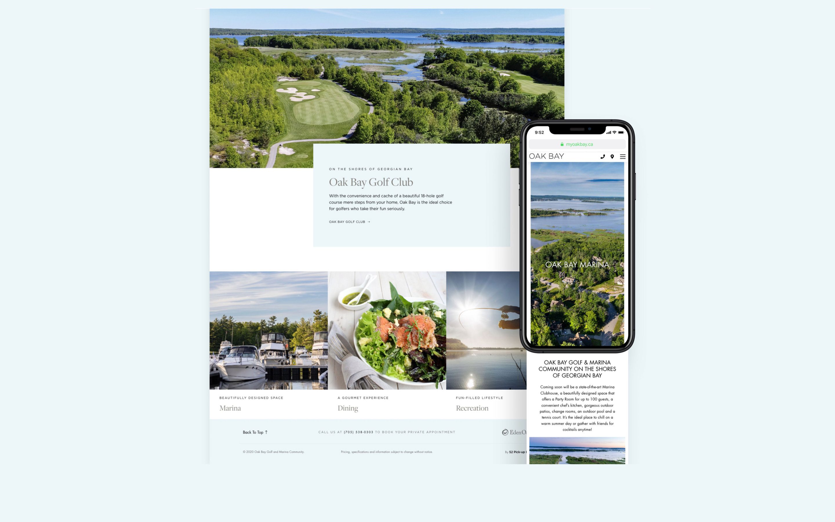Eden Oak’s Oak Bay Golf and Marina