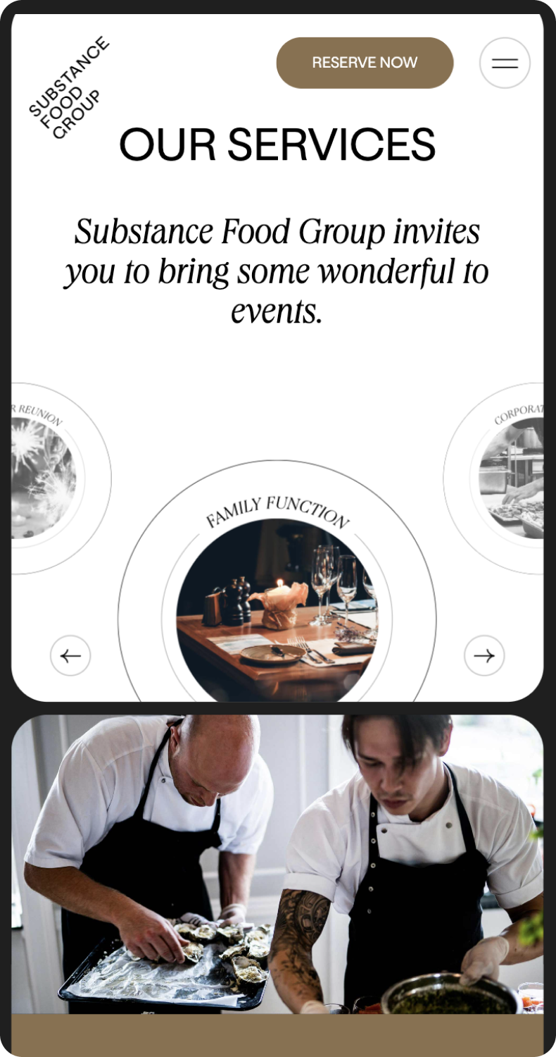 Mobile screen [Menu_Static]